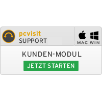 FERNWARTUNG 1 pcvisit Kundenmodul Logo